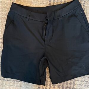 Lululemon Athletica Black Men's Flat Front Shorts